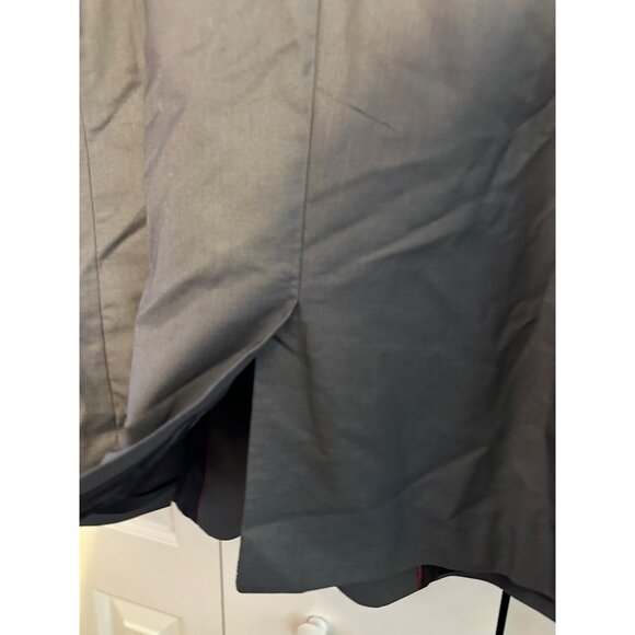 Mens Gray Two-Button Blazer By Lazywind Size XL Lightweight Polyester Blend Sing - Picture 4 of 6